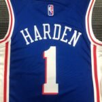 Philadelphia 76ers Blue V  #1 Harden - Image 4