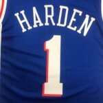 Philadelphia 76ers Blue V  #1 Harden - Image 5
