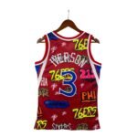MN Heat Pressed Vintage : SW 76ers 96/97 Graffiti No.3 Everson - Image 2