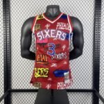 MN Heat Pressed Vintage : SW 76ers 96/97 Graffiti No.3 Everson - Image 8