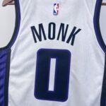 24 SEASON SACRAMENTO KINGS Home  #0 MONK - Image 7
