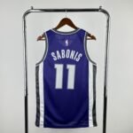 23 SEASON SACRAMENTO KINGS Away Purple  #11 SABONIS - Image 2