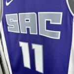 23 SEASON SACRAMENTO KINGS Away Purple  #11 SABONIS - Image 4