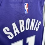 23 SEASON SACRAMENTO KINGS Away Purple  #11 SABONIS - Image 5