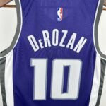 23 SEASON SACRAMENTO KINGS Away Purple  #10 DeROZAN - Image 5