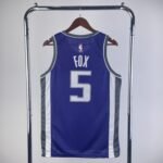 23 SEASON SACRAMENTO KINGS Away PURPLE  #5 FOX - Image 2