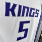 23 SEASON SACRAMENTO KINGS Home White  #5 FOX - Image 4
