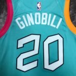 23 Season SAN ANTONIO SPURS City Edition  #20 ginobili - Image 3