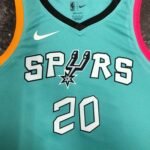 23 Season SAN ANTONIO SPURS City Edition  #20 ginobili - Image 5