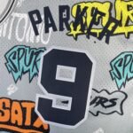 MN Heat Pressed Vintage : SW Spurs 02/03 Graffiti No.9 Parker - Image 4