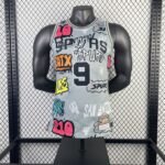 MN Heat Pressed Vintage : SW Spurs 02/03 Graffiti No.9 Parker - Image 9