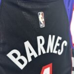 25 Season Toronto Raptors Purple  No.4 Barnes - Image 5