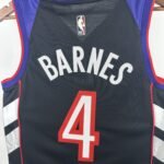 25 Season Toronto Raptors Purple  No.4 Barnes - Image 7