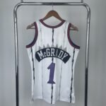 MN Heat Pressed Vintage : SW Toronto Raptors 99 Season White No.1 McGrady - Image 2