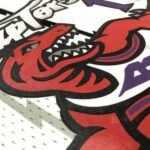 MN Heat Pressed Vintage : SW Toronto Raptors 99 Season White No.1 McGrady - Image 4
