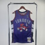 MN Heat Pressed Vintage : SW Toronto Raptors Purple  No.6 - Image 2