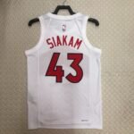 23 Season Toronto Raptors Home White  No.43 Siakam - Image 2