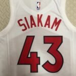 23 Season Toronto Raptors Home White  No.43 Siakam - Image 8