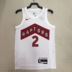 23 Season Toronto Raptors Home White  No.2 Leonard