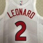 23 Season Toronto Raptors Home White  No.2 Leonard - Image 9