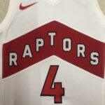 23 Season Toronto Raptors Home White  No.4 Barnes - Image 3