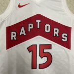 23 Season Toronto Raptors Home White  No.15 Carter - Image 3