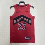 23 Season Toronto Raptors Away Red  No.23 Vanvleet