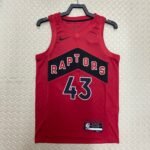 23 Season Toronto Raptors Away Red  No.43 Siakam