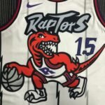 Toronto Raptors White  No.15 Carter - Image 3