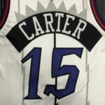 Toronto Raptors White  No.15 Carter - Image 4