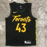 21 Season Toronto Raptors Black  No.43 Siakam