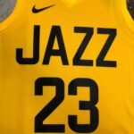 23 Season UTAH JAZZ Away Yellow  No.23 Markkanen - Image 4