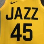 23 Season UTAH JAZZ Away Yellow  No.45 Mitchell - Image 3