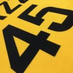 23 Season UTAH JAZZ Away Yellow  No.45 Mitchell - Image 8