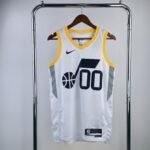 23 Season UTAH JAZZ Home White  No.00 Clarkson