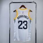 23 Season UTAH JAZZ Home White  No.23 Markkanen - Image 2