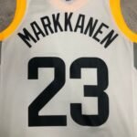 23 Season UTAH JAZZ Home White  No.23 Markkanen - Image 4
