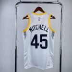 23 Season UTAH JAZZ Home White  No.45 Mitchell - Image 2