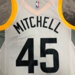 23 Season UTAH JAZZ Home White  No.45 Mitchell - Image 4