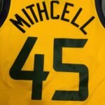 21 Season UTAH JAZZ Yellow  No.45 Mitchell - Image 7