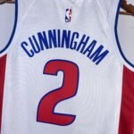23 Season Detroit Pistons White  #2 - Image 3