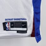 23 Season Detroit Pistons White  #25 - Image 3