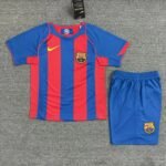 Kids Retro 04/05 Barcelona Home Kit 16-28
