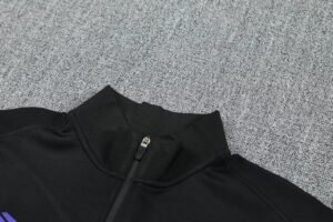 Barcelona 2425 full zipper Training Suit Black - Image 3