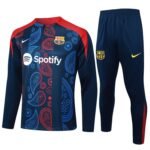 Adult/ Kids Barcelona 2425 half zipper Training Suit B975