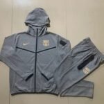 2425 Barcelona full zipper hoodie Training suit F576 - Image 4