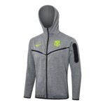 2425 Barcelona full zipper hoodie Training suit F577 - Image 2