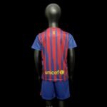 Kids Retro Barcelona 11/12 Home  16-28 - Image 2