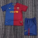 Kids Retro 08/09 Barcelona Home 16-28 - Image 2