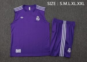 Real Madrid Sleeveless training suit D2525 - Image 3
